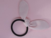 Elastiek oortjes roze